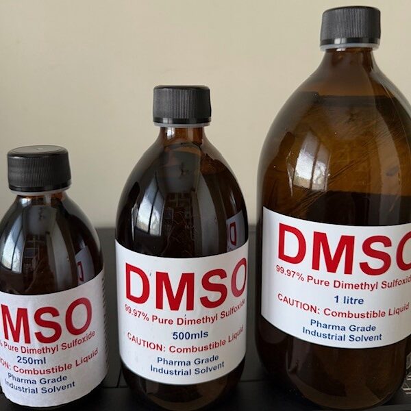 DMSO 99.97 to 99.9% - Pure 100% Dimethylsulfoxide- PHARMACEUTICAL GRADE INDUSTRIAL SOLVENT